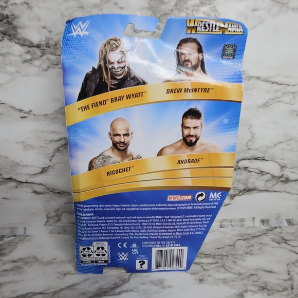 New WWE WrestleMania Ricochet Wrestler Toy - Picture 6 of 11